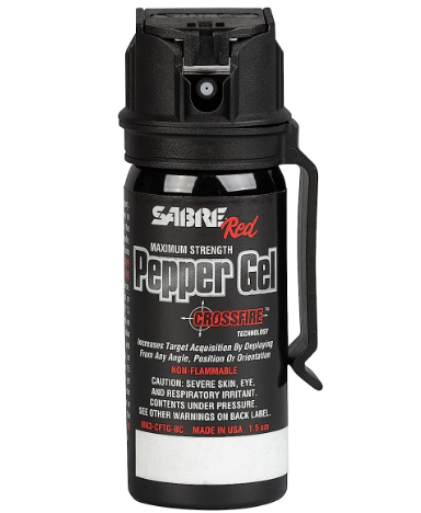 Bottle of Sabre Pepper Gel Spray